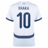 Camiseta de fútbol Suiza Xhaka 10 Segunda Equipación Euro 2024 - Hombre